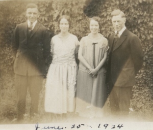 Guy, Miriam, Vivian and Hilary 1924